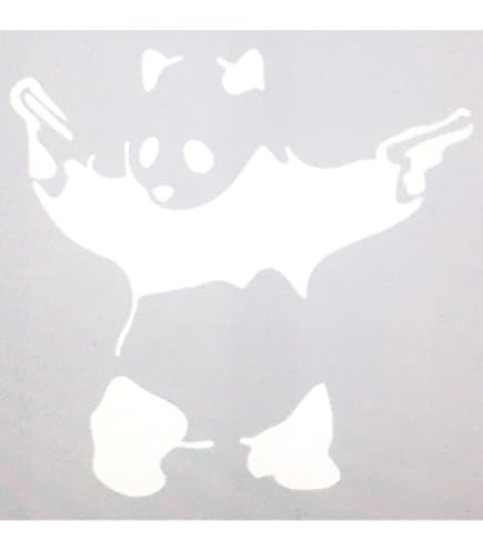 Amazon.co.jp: バンクシー パンダ ステッカー Banksy DESTROY